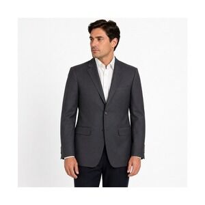 Jos A Bank Traveler Travel Tech Blazer Mens 38Long Slim Fit Navy Blue Wool Blend